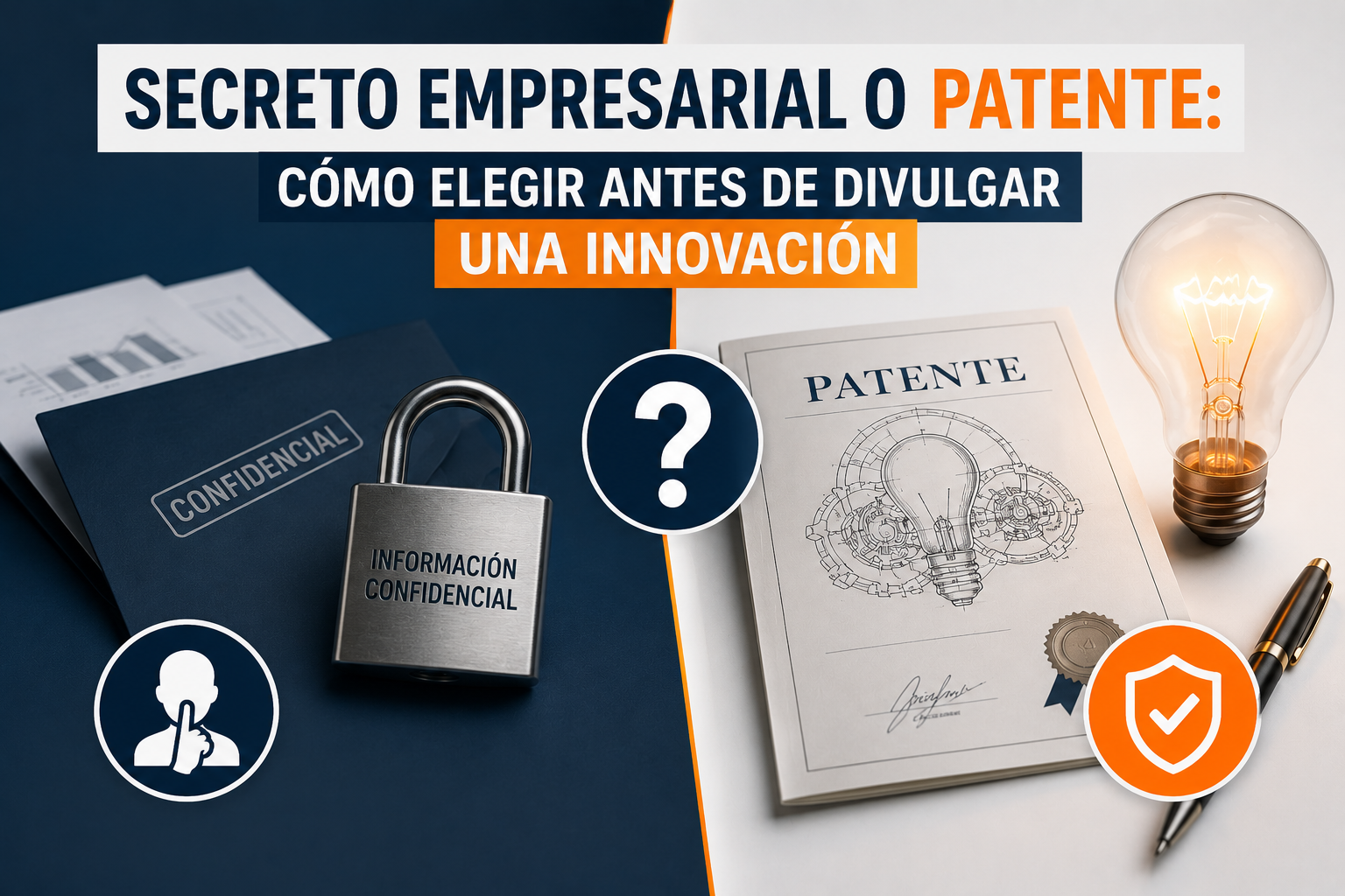 Secreto empresarial o patente para proteger una innovación
